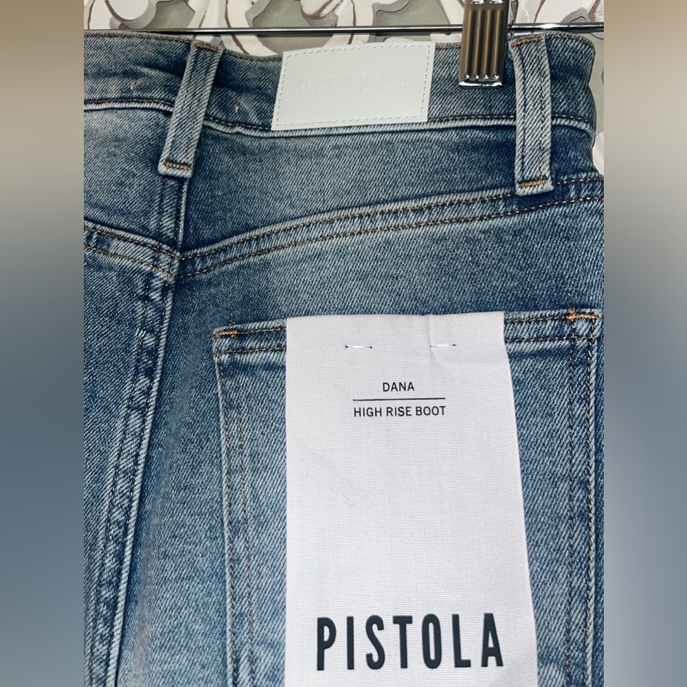 Pistola Dana High Rise Boot in Spruce Slightly Distressed Wonen’s Jeans sz24 NWT - Picture 6 of 14